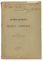 Un poeta scapigliato Marco Lamberti