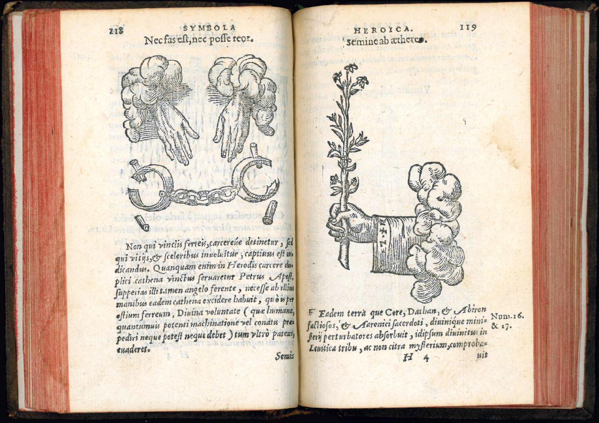 Symbola heroica M. Claudii Paradini, Belliiocensis canonici, et D. Gabrielis Symeonis. Multo, quam antea, fidelius de Gallica lingua in Latinam conversa