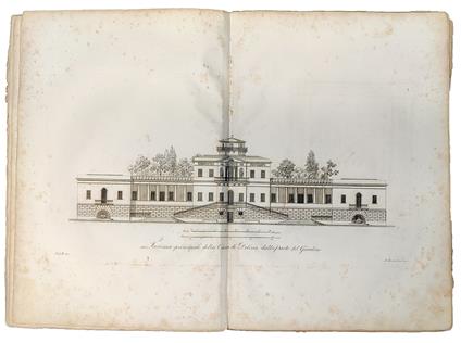 La casa di delizia il giardino e la fattoria progetto seguito da diverse esercitazioni architettoniche del medesimo genere di Alesssandro Gherardesca - Alessandro Gherardesca - copertina