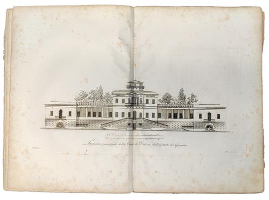 La casa di delizia il giardino e la fattoria progetto seguito da diverse esercitazioni architettoniche del medesimo genere di Alesssandro Gherardesca - Alessandro Gherardesca - copertina