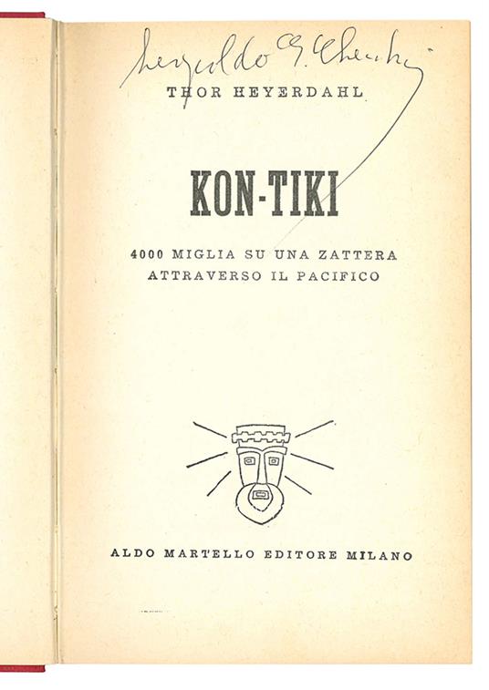 Kon-Tiki. 4000 miglia su una zattera attraverso il Pacifico - Thor Heyerdahl - copertina