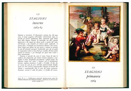 Le stagioni. Rivista trimestrale di varietà economica. Autunno 1963 - Estate 1972 - Istituto Bancario San Paolo Di Torino - copertina
