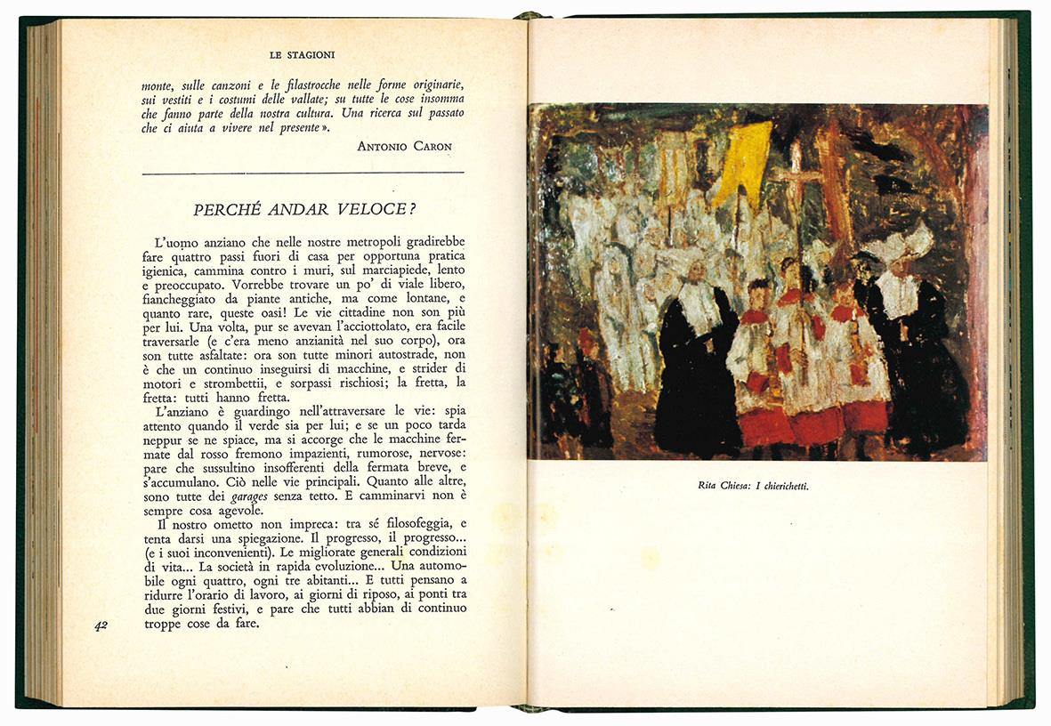 Le stagioni. Rivista trimestrale di varietà economica. Autunno 1963 - Estate 1972