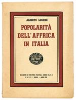 Popolarità dell'Affrica in Italia