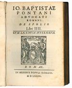 De alimentis cuiusque generis liber. [Insieme con:] De spolio libri IIII