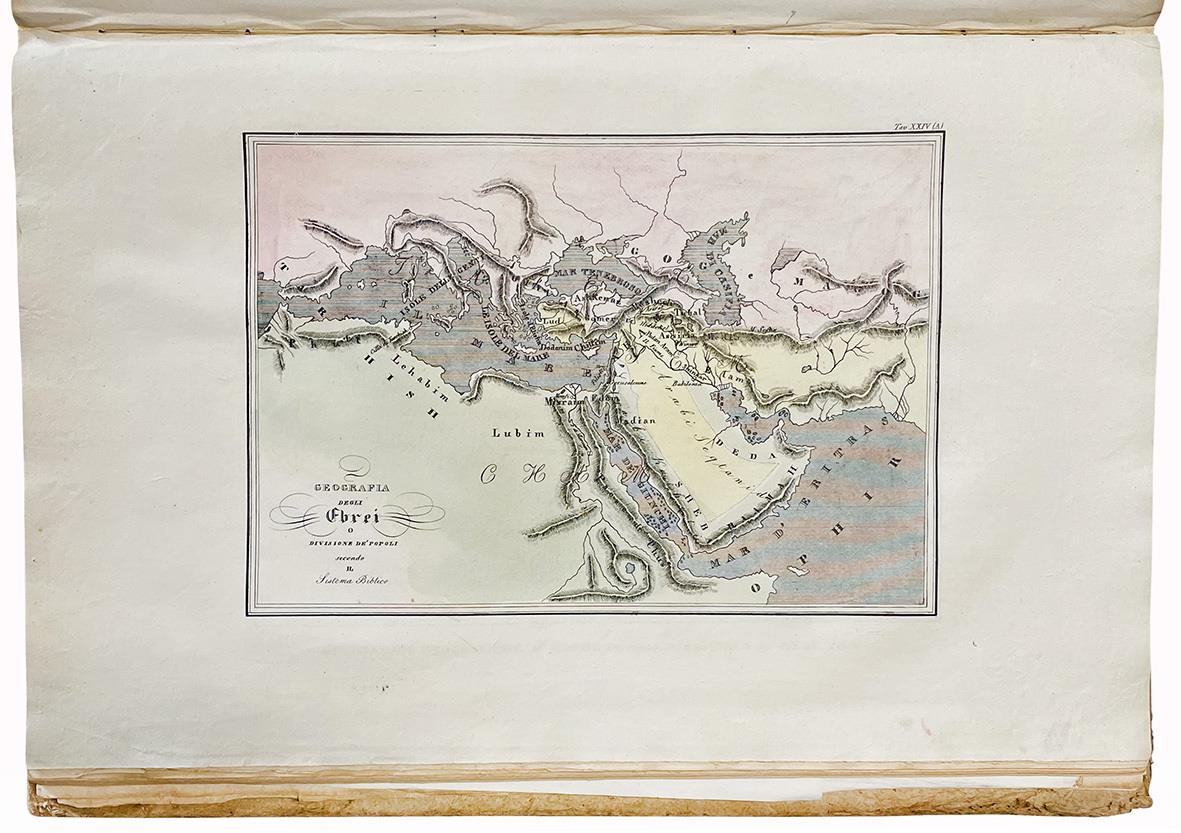 Atlante di geografia universale. Preceduto da un vocabolario de' nomi tecnici della geografia, corredato di specchi statistici delle divisioni politiche della terra, ed arricchito d'illustrazioni e di una bilancia politica del Globo per servire al Co