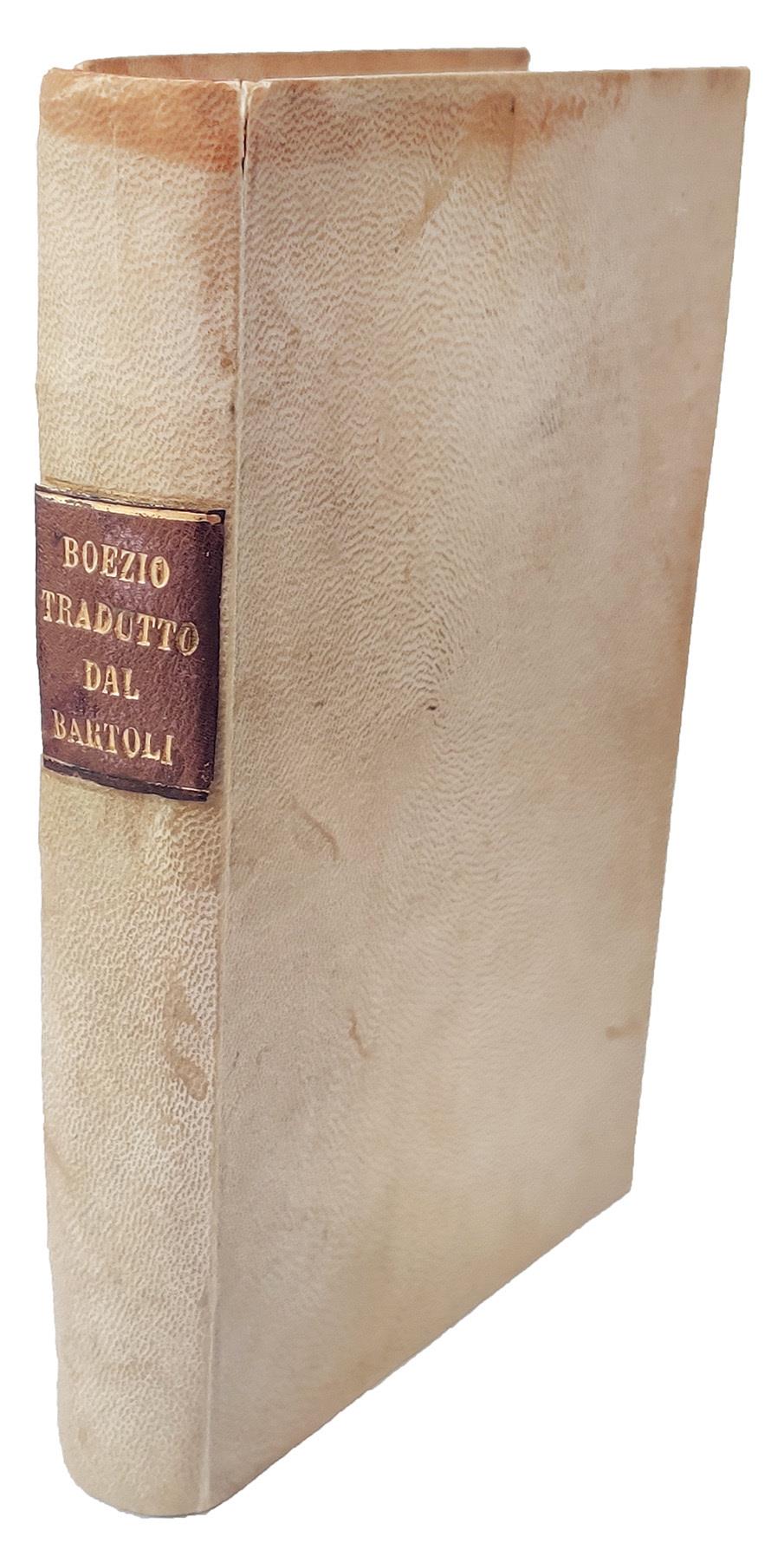 Della consolatione de la filosofia tradotto da Cosimo Bartoli gentil'huomo fiorentino