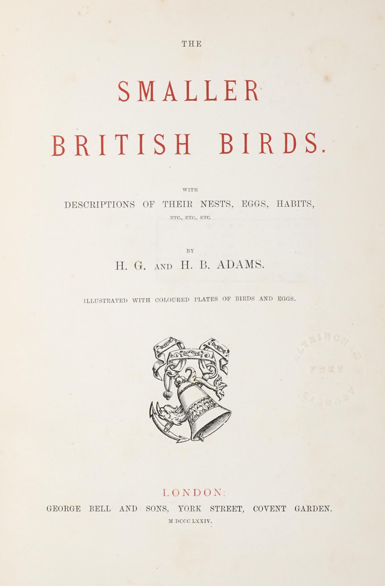 The Smaller British Birds