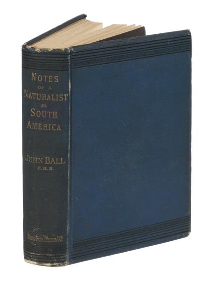 Notes of a Naturalist in South America - John Ball - copertina