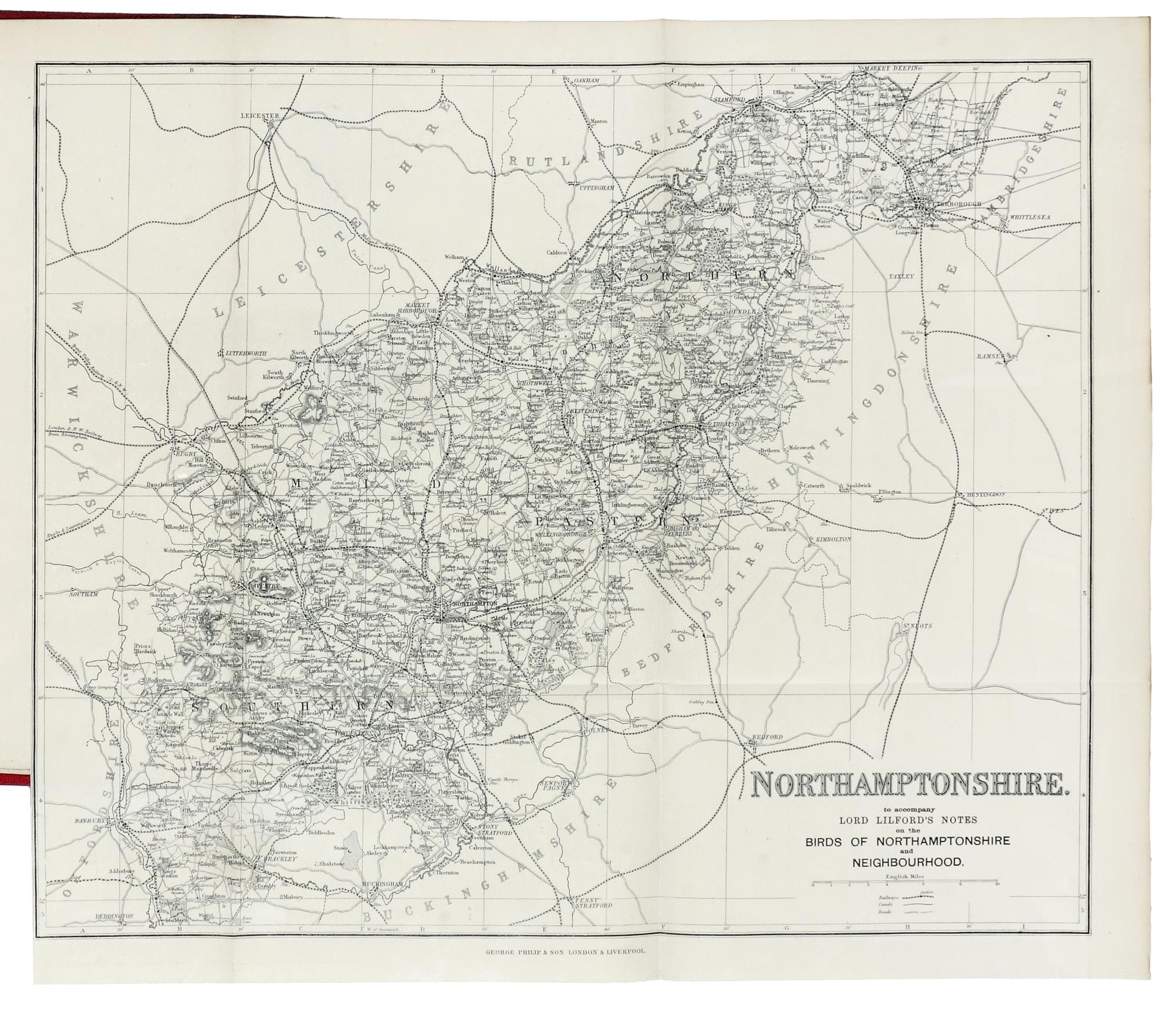 Notes on the Birds of Northamptonshire and Neighbourhood. Illustrated by Messrs. A Thorburn and G. E. Lodge. And a map. Vol. I [-II]