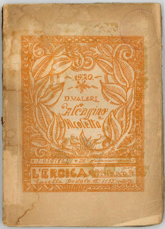 Alcassino e Nicoletta - Diego Valeri - copertina