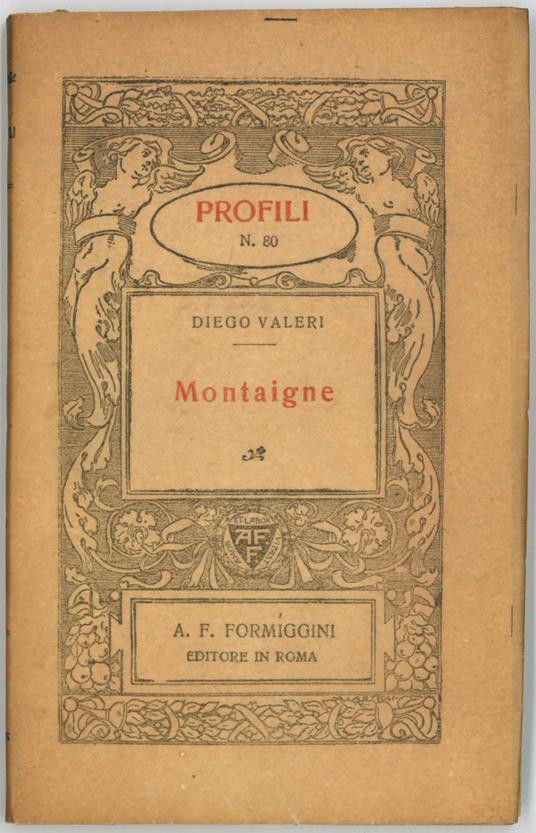 Montaigne - Diego Valeri - copertina