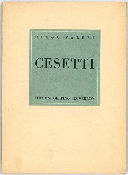 Giuseppe Cesetti - Diego Valeri - copertina