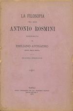 La filosofia dell'abate Antonio Rosmini. Quarta edizione