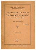 Università di Pavia e università di Milano nel pensiero della maggioranza dei medici lombardi. Spunti critici e polemici