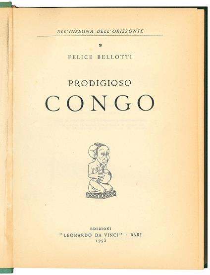 Prodigioso Congo - Felice Bellotti - copertina