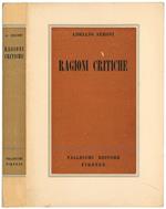 Ragioni critiche. Studi di letteratura contemporanea