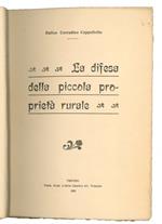 La difesa della piccola proprietà rurale
