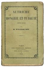 Autriche hongrie et turquie: 1839-1848
