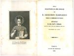 Della sollecitudine ed amor singolare del B. Gregorio Barbarigo verso il Seminario di Padova ... Traduzione dal latino