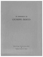 In memoria di Giuseppe Fiocco