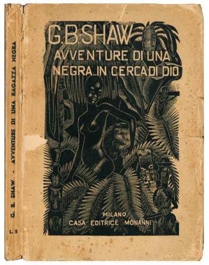 Avventure di una negra in cerca di Dio - G. B, Shaw - copertina