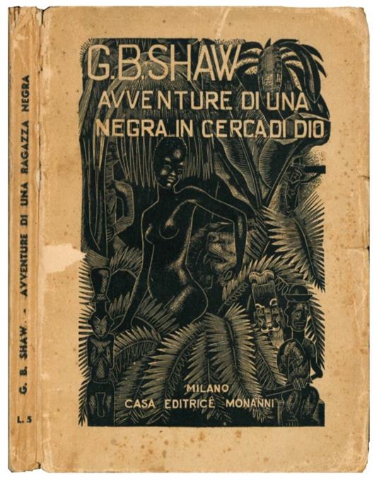 Avventure di una negra in cerca di Dio - G. B, Shaw - copertina