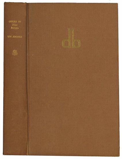 Un amore - Dino Buzzati - copertina