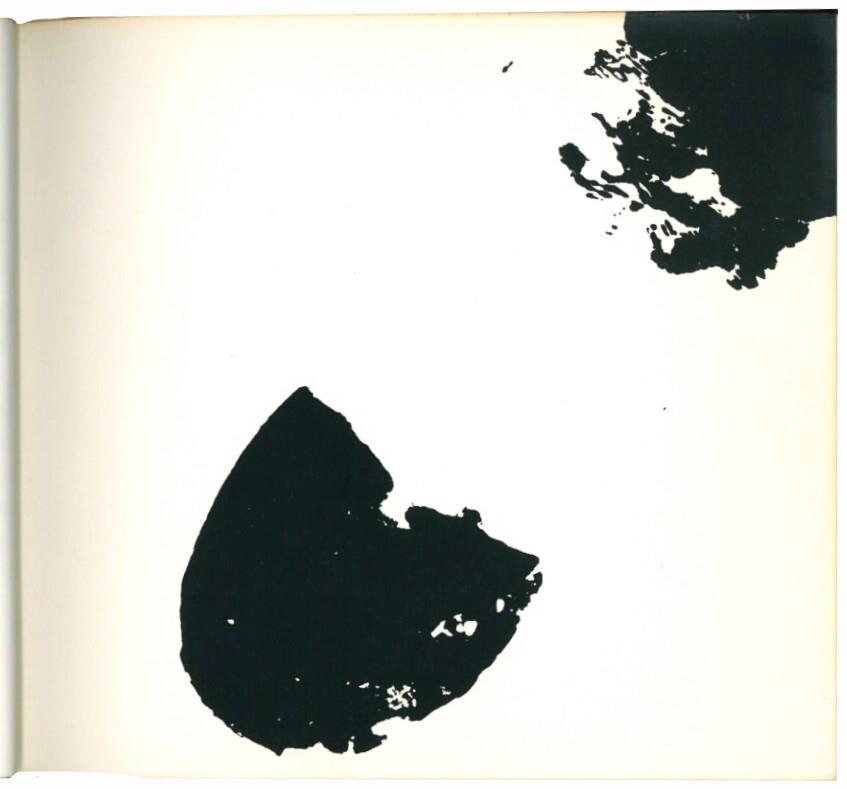 Impronte n. 43 di Claudio Parmiggiani testo di Vincenzo Agnetti