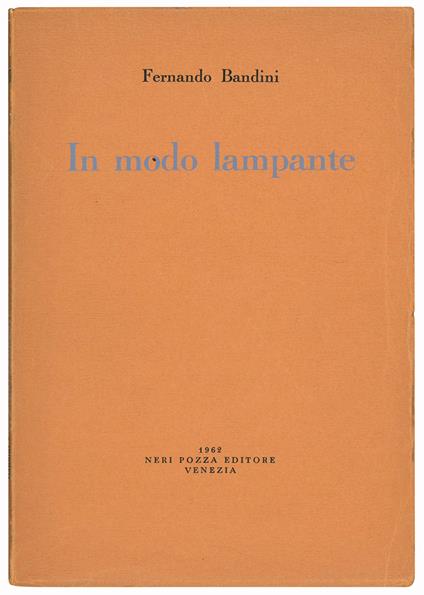 In modo lampante - Fernando Bandini - copertina