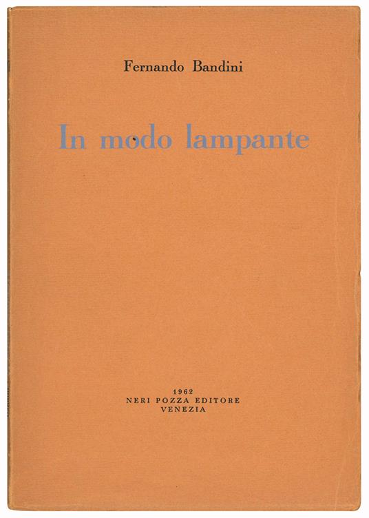In modo lampante - Fernando Bandini - copertina