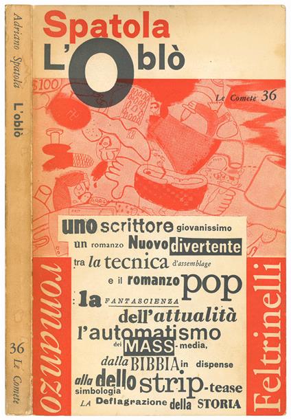 L' oblò. Romanzo - Adriano Spatola - copertina