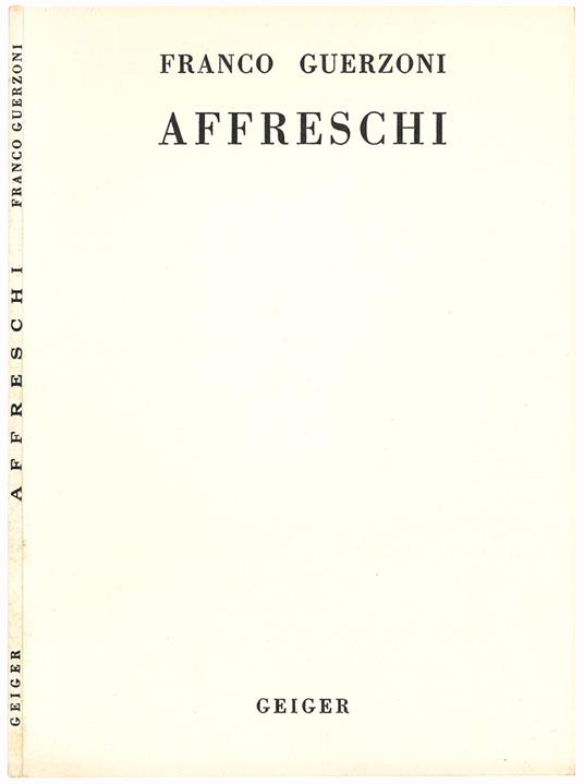 Affreschi - Franco Guerzoni - copertina