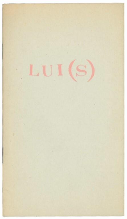 Lui(s) - copertina