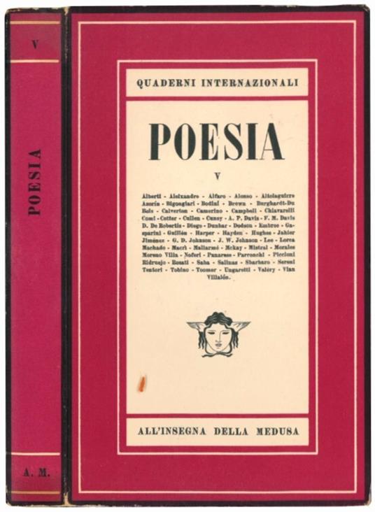 Poesia V - Enrico Falqui - copertina