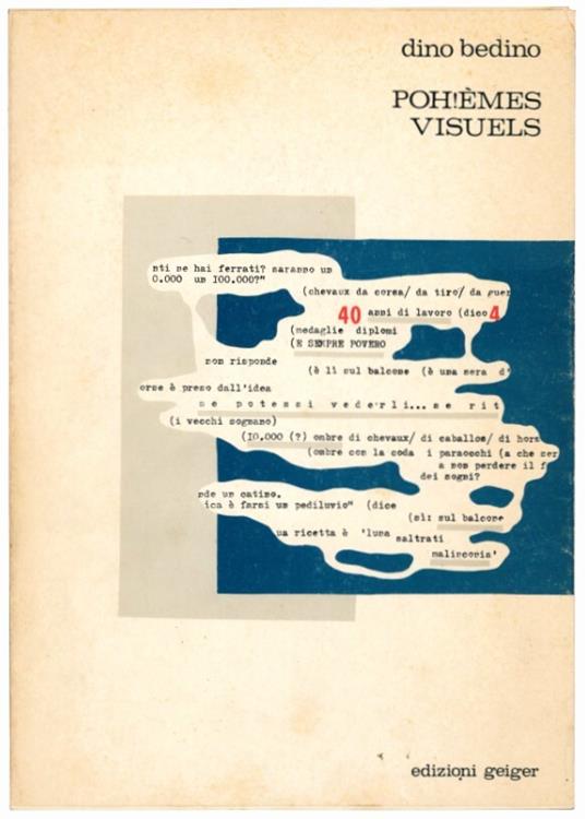Poh!èmes visuels. With an introduction by Angelo Jacomuzzi - Dino Bedino - copertina