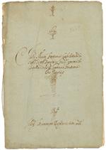 1763. Sig. Mario Fontana habilitato da S.A.S.ma, e col decreto di giudice accetta la Butella del Sig. Gaetano Fontana suo nepote. Rogito. Sig. Francesco Raselini not. mod. Manoscritto su carta in italiano e latino. [Modena, 1673]