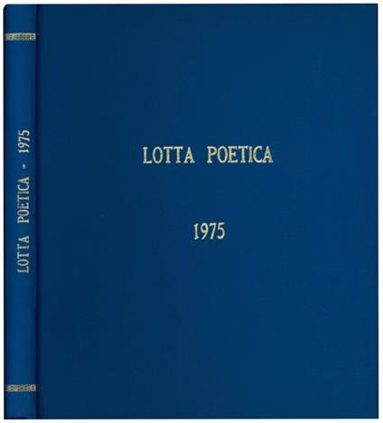 Lotta poetica 44-50 / gennaio-luglio 1975 - Sarenco & De Vree Paul - copertina