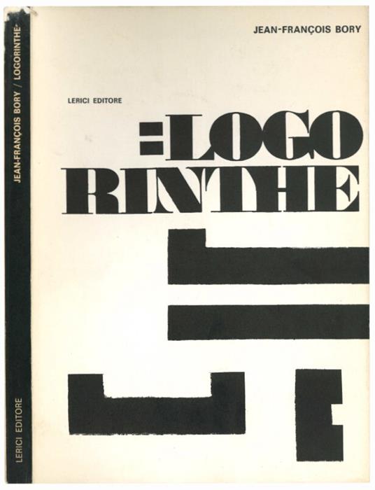 Logorinthe (post-romanzo) - Jean-François Bory - copertina