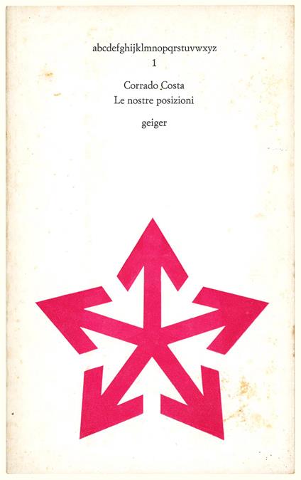 Le nostre posizioni - Corrado Costa - copertina