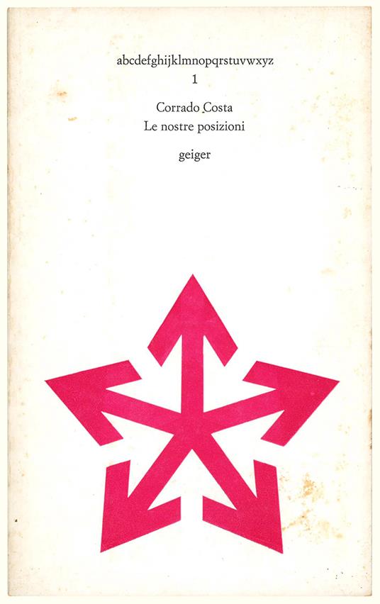 Le nostre posizioni - Corrado Costa - copertina