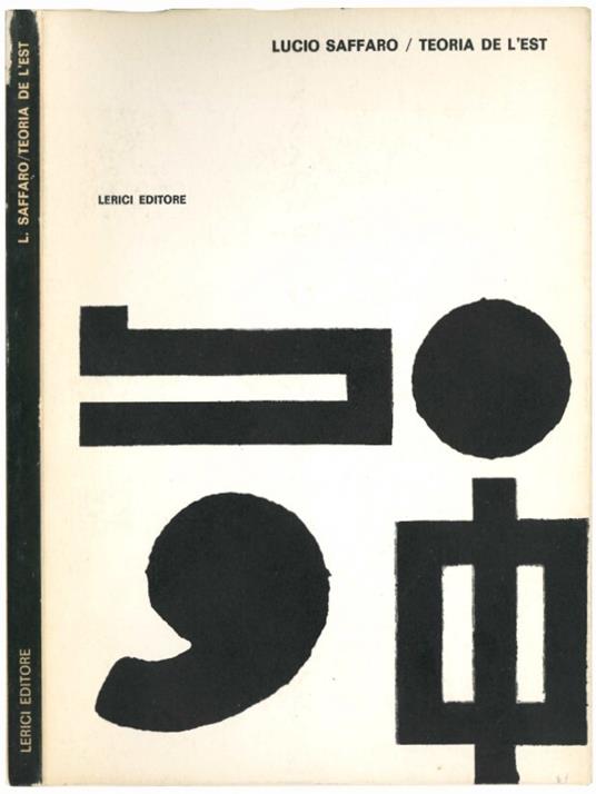 Teoria de l'Est - Lucio Saffaro - copertina