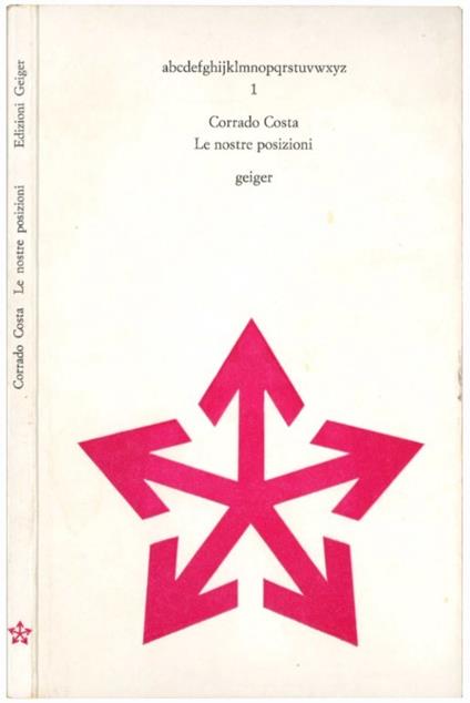 Le nostre posizioni - Corrado Costa - copertina