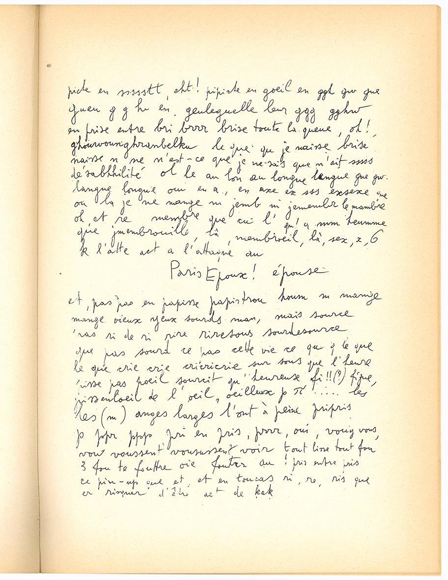 [Front cover:] Phrenodiae quinque de coitu mirabili. Emilio Villa per Corrado Costa. [Back cover:] Il Mignottauro. Corrado Costa per Emilio Villa