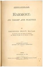 Harmony its theory and practice