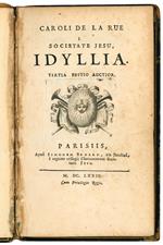 Caroli de La Rue e Societate Jesu, Idyllia. Tertia editio auctior