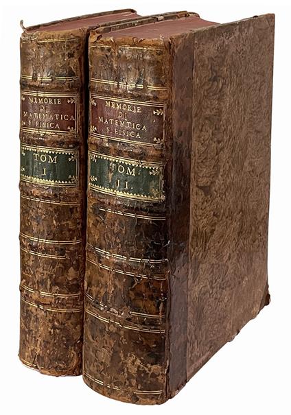 Memorie di matematica e fisica della società italiana. Tomo I-II - Società Italiana - copertina