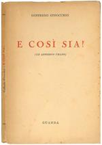 E così sia! (un affresco umano)