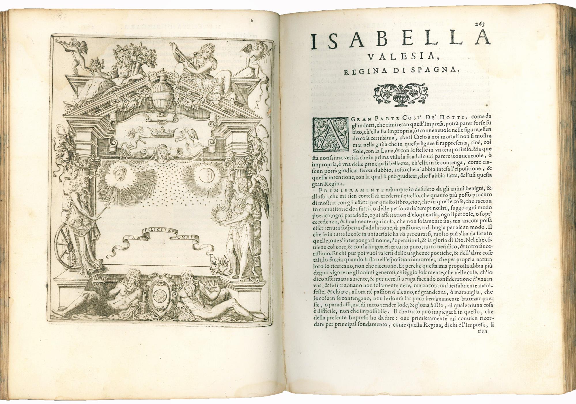 Le imprese illustri con espositioni, et discorsi del S.or Ieronimo Ruscelli [...] Con la giunta di altre imprese tutto riordinato et corretto