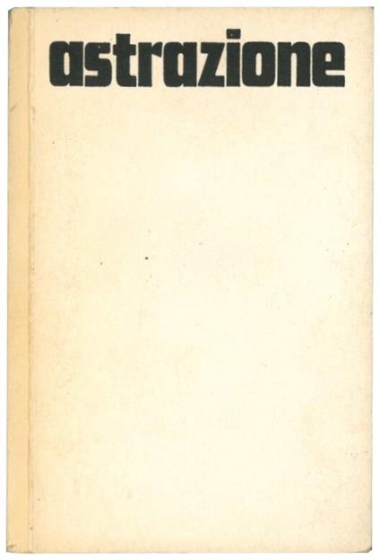 Astrazione - Claudio Parmiggiani - copertina